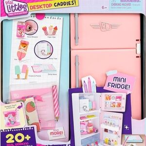 Real Littles Desktop Caddies - Mini Fridge With 20+ Real Cute Working Stationery